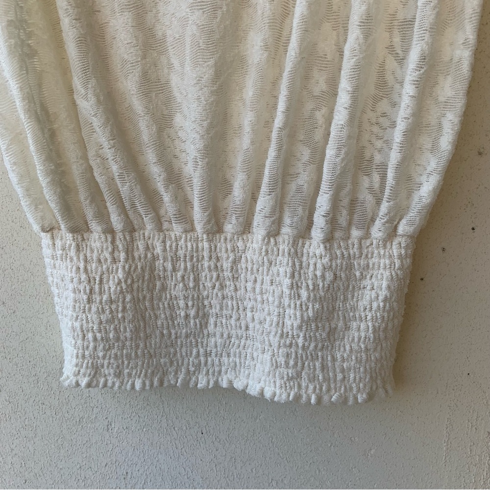 Anthropologie light textured top - Picture 3 of 11